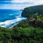 Territory Shift SHOCKS Region — US Protects Interests Beautiful coastal landscape with lush greenery and ocean waves