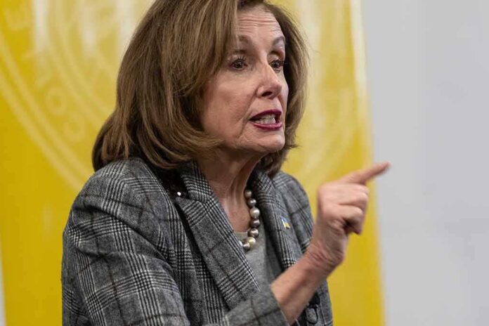 shutterstock_2135602039 (1).jpg A female politician passionately speaking with an expressive gesture
