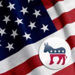 Judge KILLS Democrat Takeover — GOP Dodges Disaster American flag with a Democratic Party donkey symbol