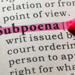 Trump SUBPOENAS MN Democrats – Constitutional Showdown EXPLODES Highlighted definition of 'subpoena' in a dictionary