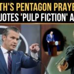 Hegseth Quotes FAKE Bible Verse During Prayer