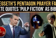 Hegseth Quotes FAKE Bible Verse During Prayer