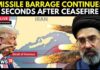 Minutes After Trump Ceasefire—Iran Launches Attack