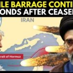 Minutes After Trump Ceasefire—Iran Launches Attack