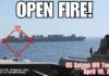 US Destroyer FIRES Into Iranian Ship Fleeing Blockade