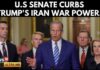 BREAKING NEWS: Senate Advances Bill To Limit Trump's War Powers Against Iran After 4 GOP Defections