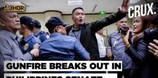 WATCH: Gunshots Fired Inside Philippines Senate As ICC Tries To Arrest Senator Ronald dela Rosa | 4K