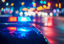NBA Star ARRESTED at 3am For THIS! Police car with flashing lights at night.