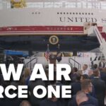 🔴 LIVE | Pres. Trump shows new Air Force One at Joint Base Andrews