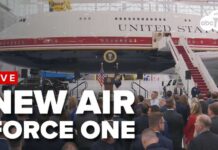 🔴 LIVE | Pres. Trump shows new Air Force One at Joint Base Andrews