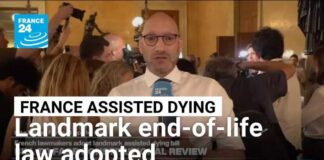 France's parliament adopts assisted dying law • FRANCE 24 English
