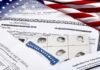 Trump INVOKES Unknow Deportation Law For The First Time Ever U.S. immigration and naturalization documents with American flag