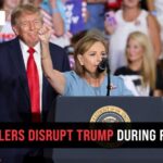 Hecklers disrupt Trump at South Carolina rally to support Darline Graham