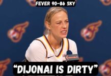 WNBA Star ASSAULTED On Court! Sophie Cunningham BLASTS DiJonai Carrington after DIRTY foul - Post Game Interview - Fever vs Sky