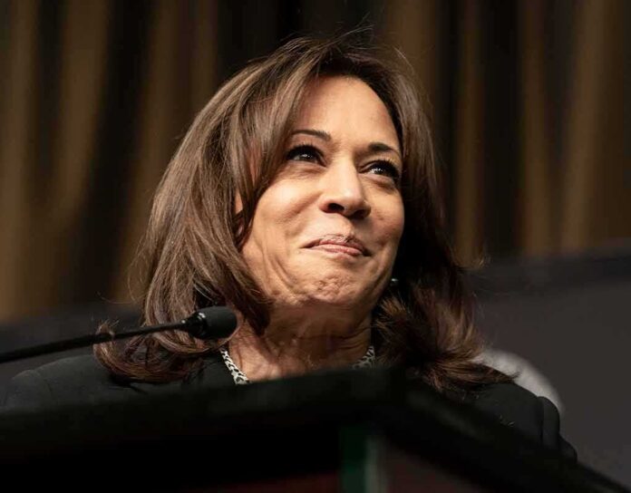 woman speaking at a podium