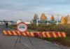 N.Korean’s Captured On Ukraine War Border Ukraine border crossing with stop sign and barrier