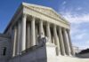 Supreme Court building with Corinthian columns