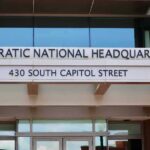 Entrance to Democratic National Headquarters building